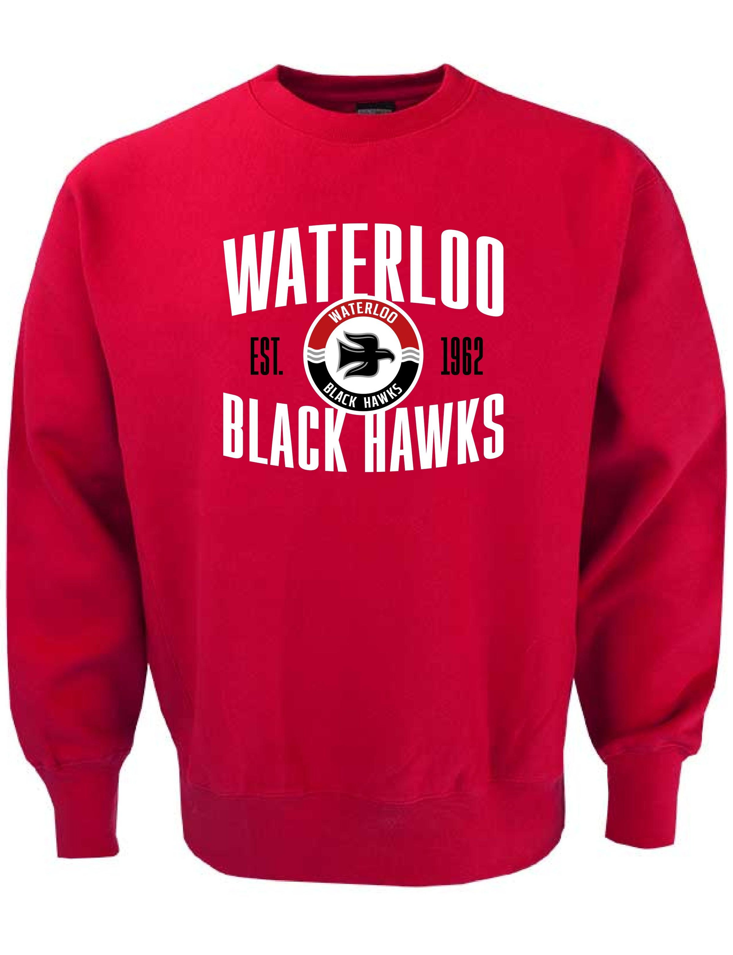 Waterloo Black Hawks Run with Deere Jerseys